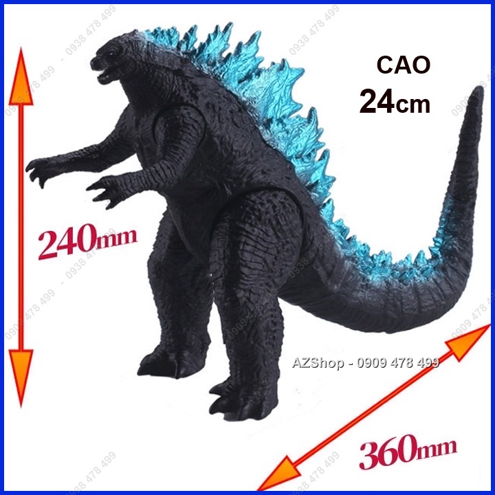 Mô Hình Quái Vật Godzilla Nhật Bản - Size Lớn 24-25cm - Chỉnh Khớp - 7766