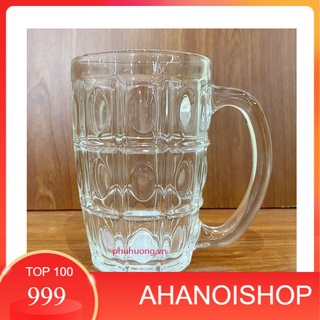 [NH-Cốc Thái Lan chính hãng] Bộ 6 Cốc Ly Uống Bia Mãng Cầu Mắt Na Thủy Tinh Thái Lan - 410ml - UG 316