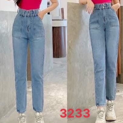 Quần beggy nữ trơn ống suông, quần jean ống rộng nữ cá tính chất jean  thoải mái khi mặc Tfahsion 24h-BG3233