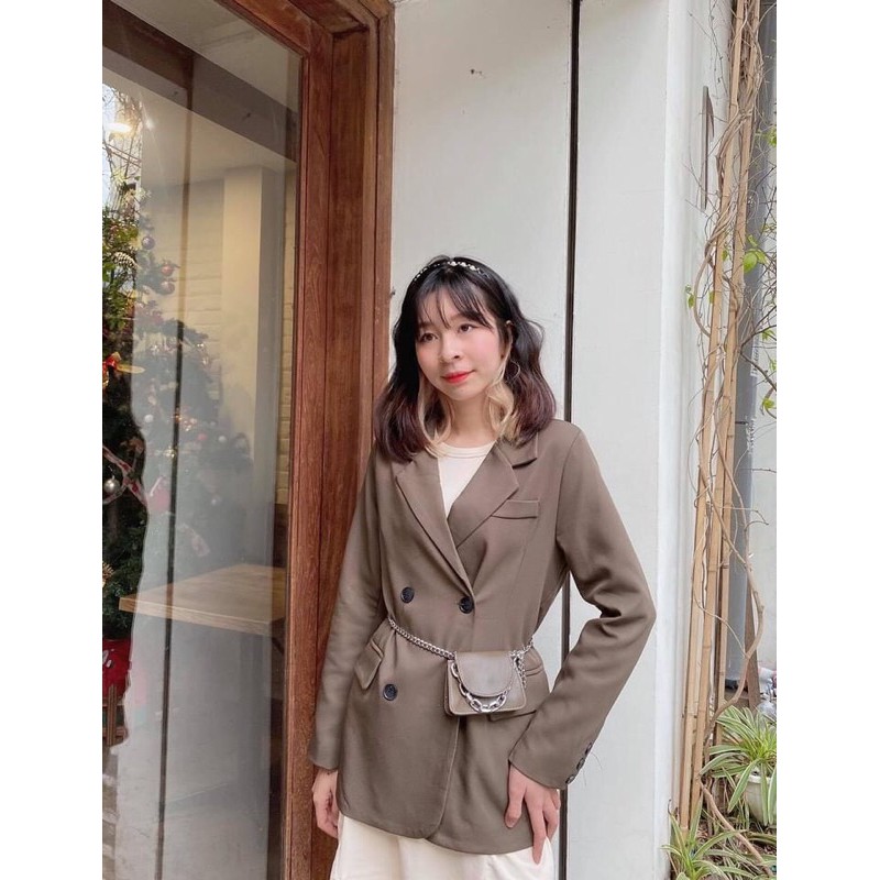 Áo blazer kèm túi