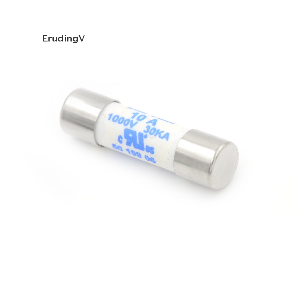 Cầu Chì Gốm Xi Lanh Màu Trắng 10X38Mm 1000V 10A