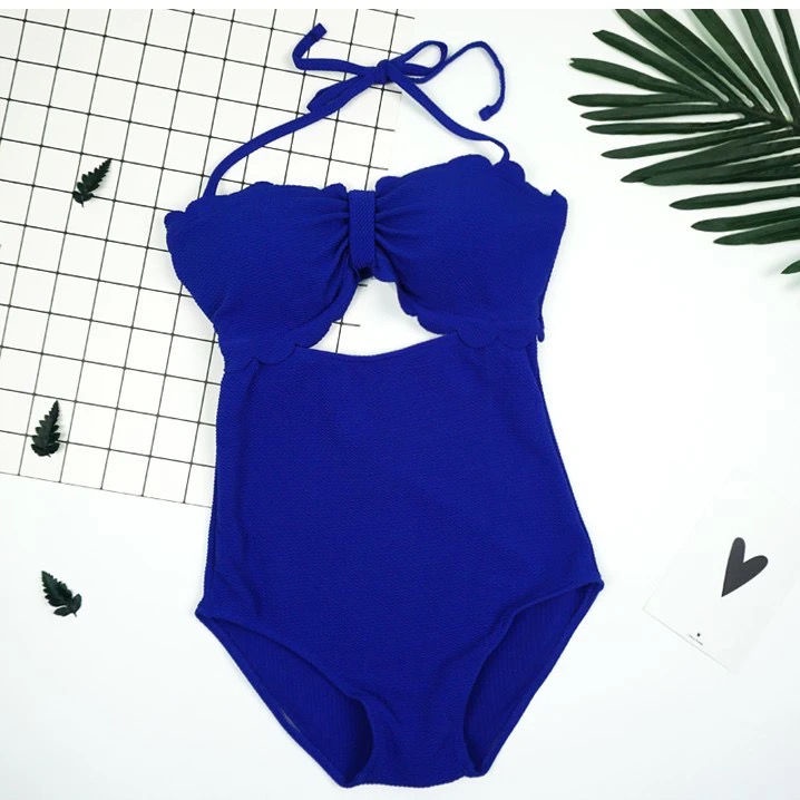 Bộ đồ bơi màu đen có mút nâng ngực phong cách Hàn Quốc gợi cảm cho nữ