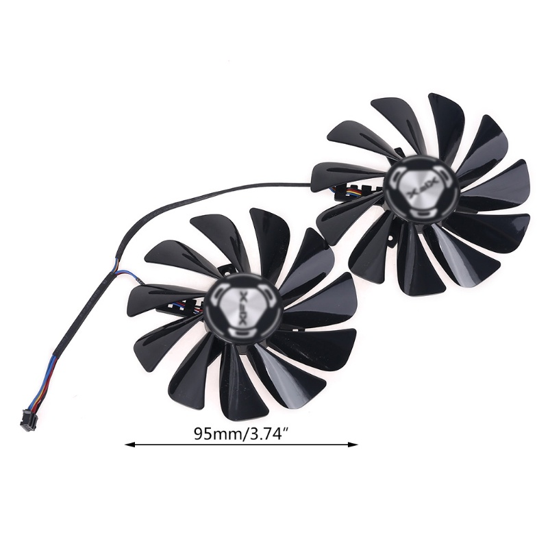 Set 2 Quạt Tản Nhiệt 95mm Fdc10U12S9-C Rx5700 Xt Gpu Cho Xfx Rx 5600 5700 Xt Raw Ii | BigBuy360 - bigbuy360.vn