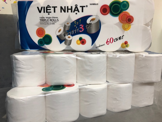 Giấy vệ sinh Việt Nhật 10 cuộn không lõi