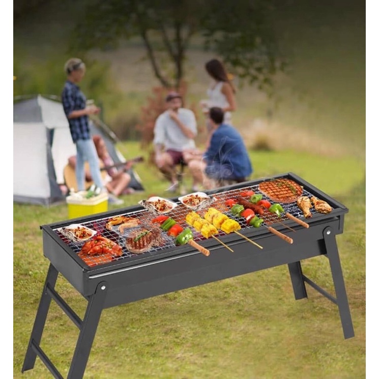 FREESHIP BẾP NƯỚNG THAN HOA DÀI PORTABLE BARBECUE CAO CẤP