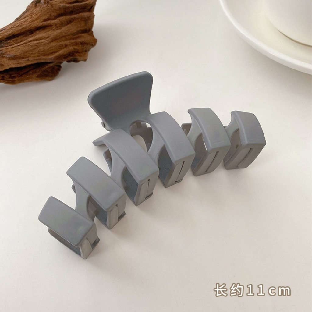 Set 10 Kẹp tóc càng cua màu nâu phong cách Hàn Quốc nữ đẹp Hottrend dành cho các nàng