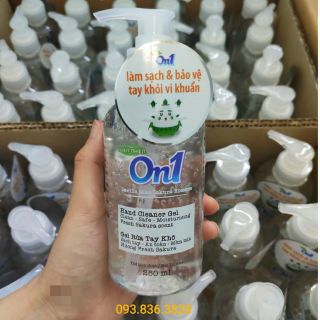 Gel rửa tay khô sạch siêu nhanh On1 - 250ml (Sakura) - Không cần rửa lại nước