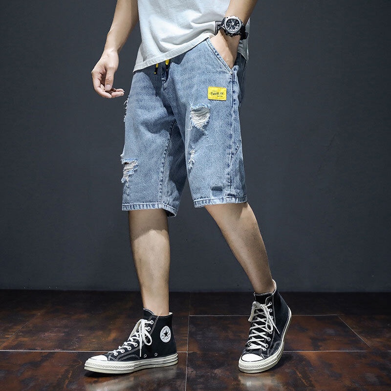 Quần short jean AOKANG thời trang cho nam
