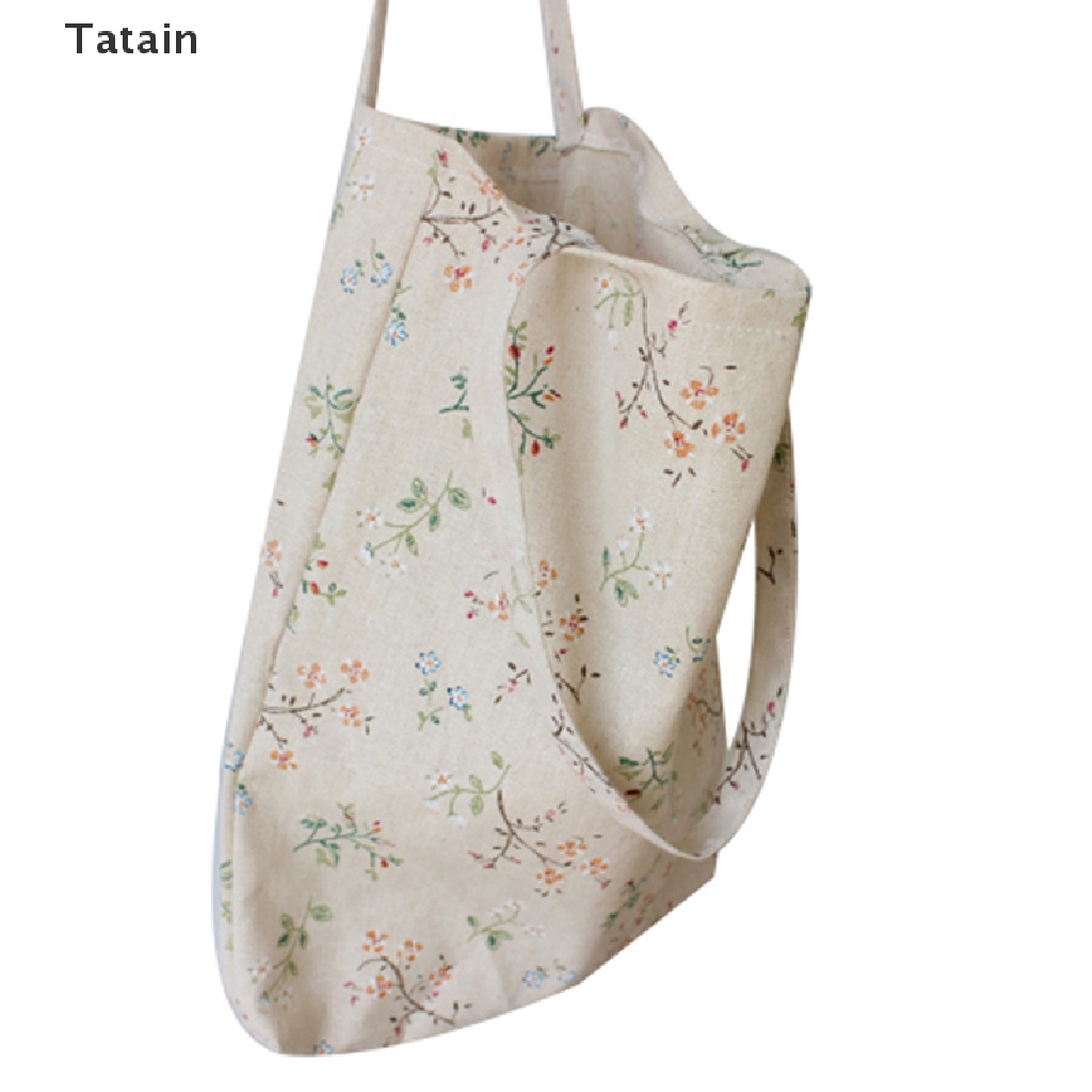 Túi xách tay bằng cotton lanh phong cách cổ điển thời trang đi biển cho nữ