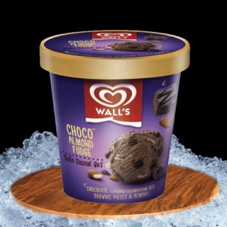 (HỎA TỐC) KEM WALL'S HŨ LỚN CHOCO ALMOND FUDGE 750ML
