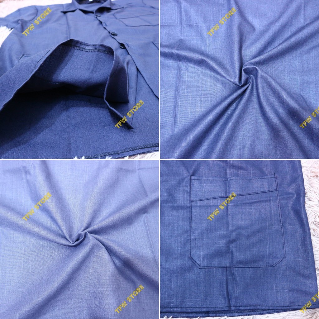 Bộ pijama trung niên trơn vải kate xước sang trọng , quần áo mặc nhà, bộ ngủ cho ông, cho bố -HàngVN
