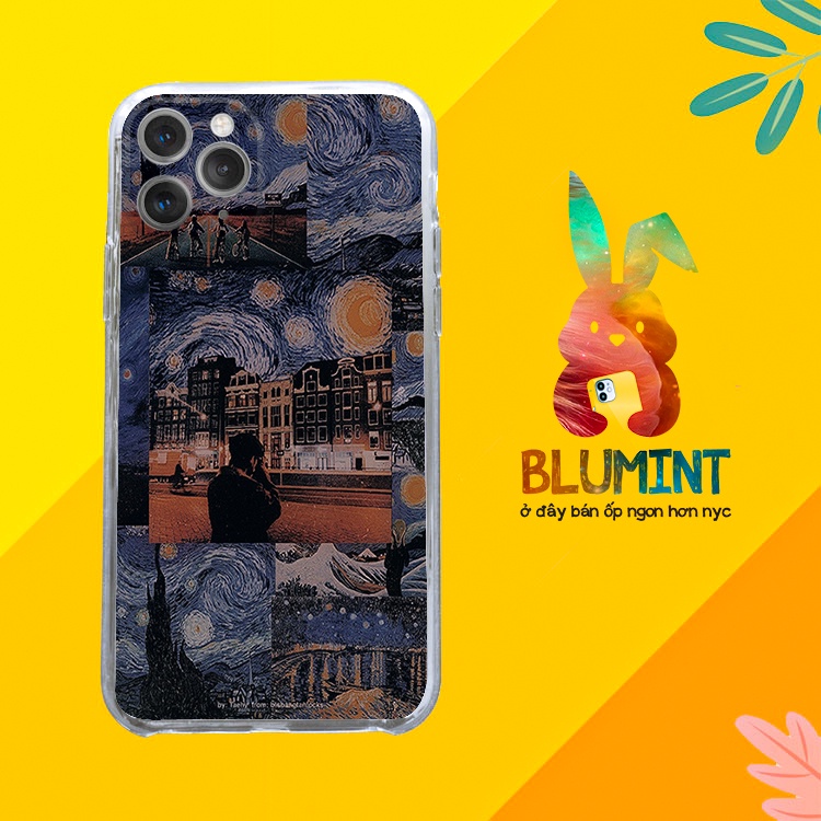 Ốp lưng iphone silicon VAN GOGH The Scream KPOP KOREA cho IP5 đến IP 12 pro max PAP20210295