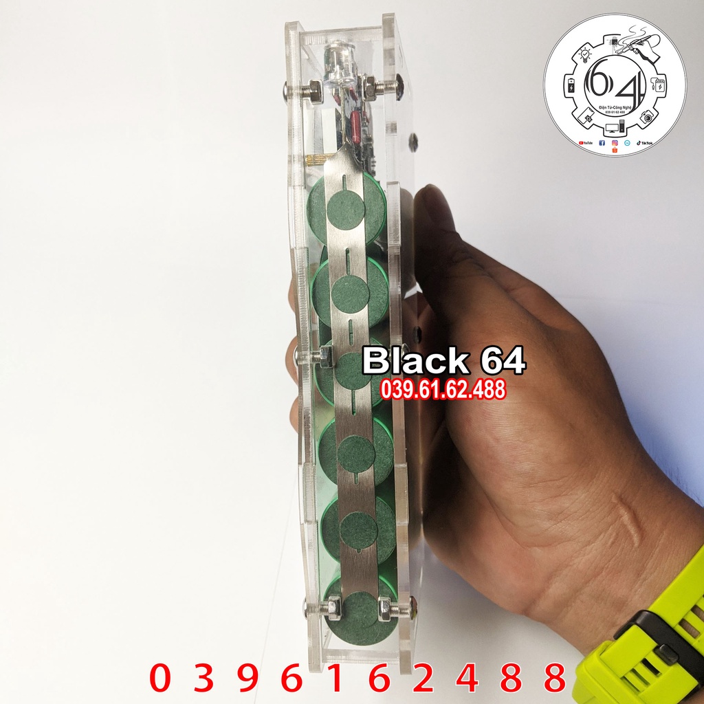 Sạc dự phòng 30.000mah mica trong suốt siêu ngầu, sạc nhanh QC PD 3.0 22W  & Không dây 10W