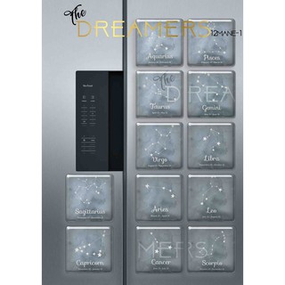 Combo 12 cục hít tủ lạnh cung hoàng đạo (zodiac)