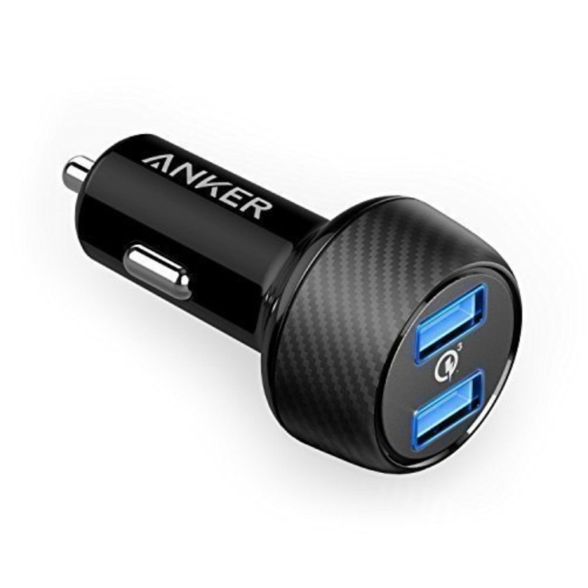 Sạc Xe Hơi Anker PowerDrive+ 2 cổng USB Quick Charge 3.0 - 39W