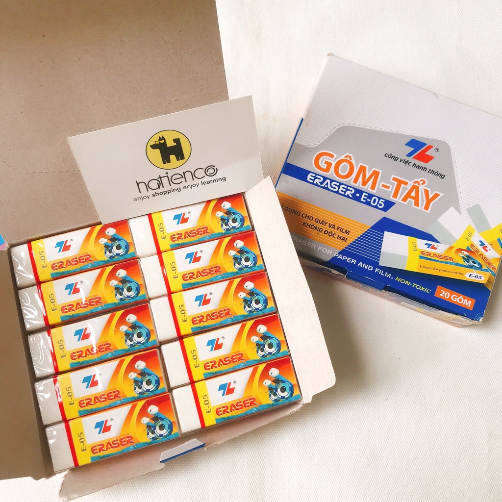 Gôm học sinh, đồ tẩy bút chì Thiên Long