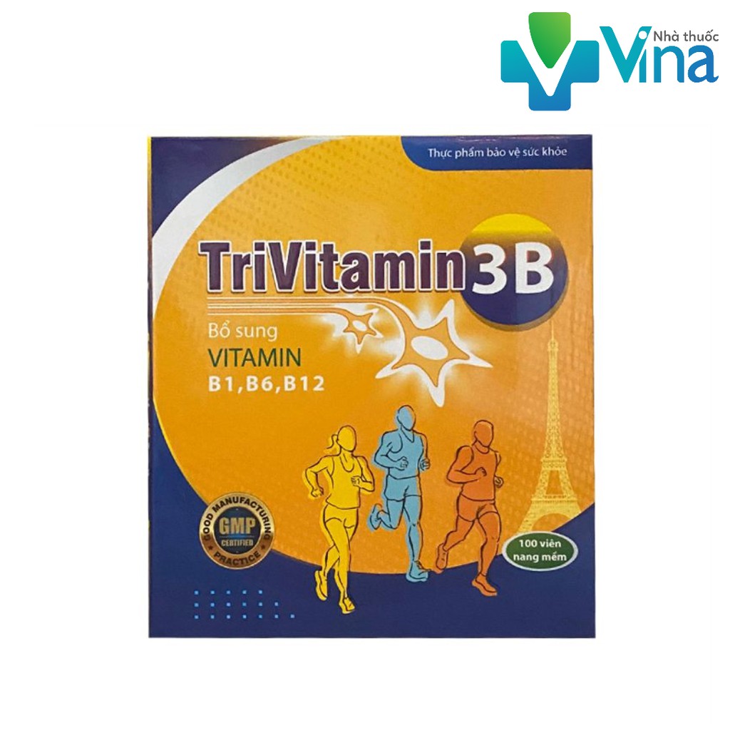 Trivitamin 3B bồi bổ sức khỏe, nâng cao thể trạng, hỗ trợ kén ăn, người suy nhược, bị lao lực, mất ngủ
