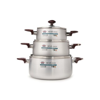 Bộ nồi anod sunhouse sh8833qt