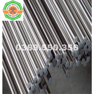 Trục inox tròn đặc,thanh inox tròn d4,d5,d6 dài 50cm inox 201,inox 304