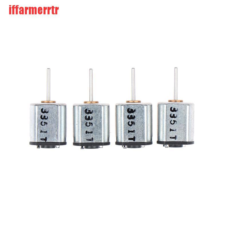 Set 4 Mô Tơ Động Cơ Mini Kèm Bàn Chải Kim Loại Dc 5v 32000 Rpm M10