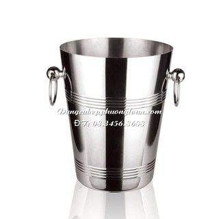 Xô ngâm rượu vang, sâm panh Inox 5L rất sang trọng