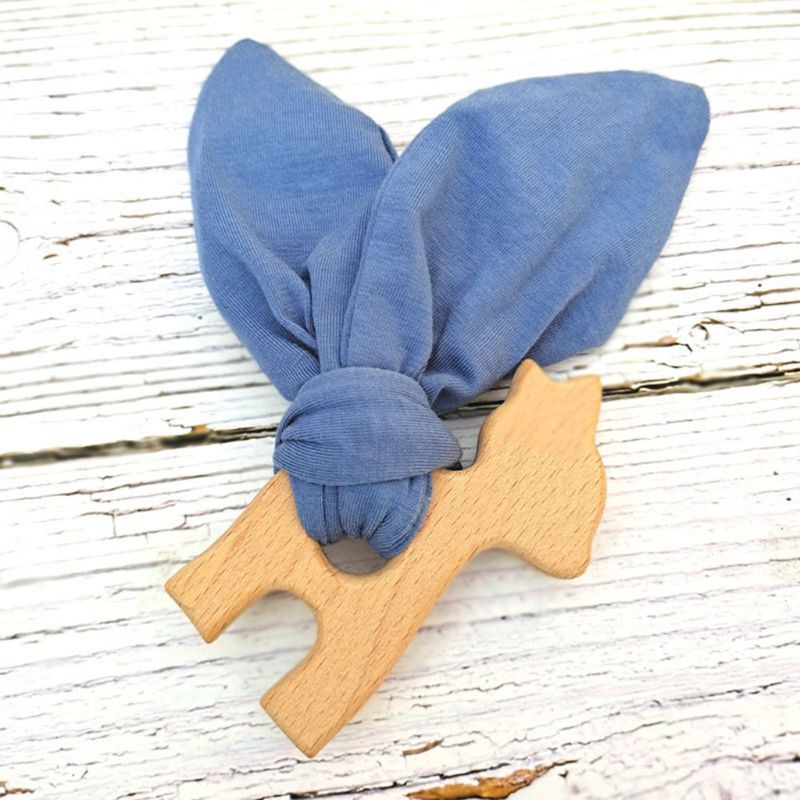 Đồ Chơi Gặm Nướu Hình Tai Thỏ Dễ Thương Cho Bé Sơ Sinh