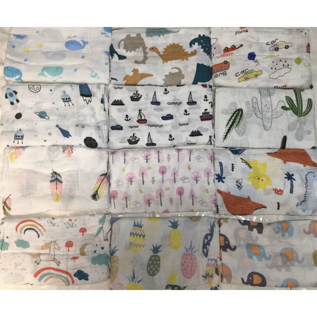 Khăn tắm aden cotton KT 120x120 dùng cho bé sơ sinh.