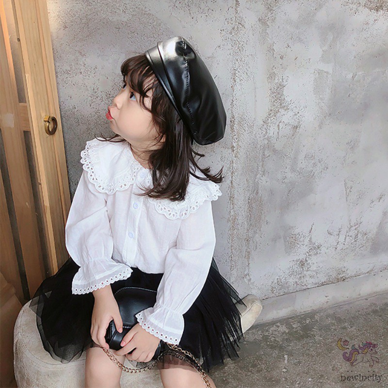 Áo Sơ Mi Tay Dài Kiểu Dáng Đáng Yêu Thời Trang Hàn Quốc Dành Cho Nữ