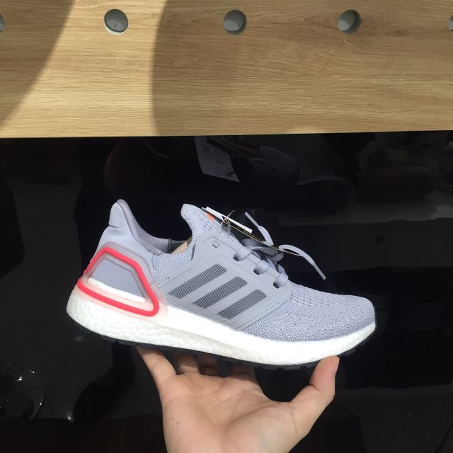 (CỰC ÊM NHẸ - TẶNG MÓC KHÓA) Giày thể thao ULTRA BOOST 2019 grey red Xám gót đỏ đế trắng UB 5.0