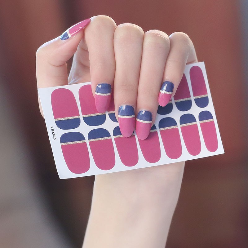 Miếng dán móng tay Nghệ thuật Phong cách Hàn Quốc Stickers Nails Wraps Nail Art Giáng Sinh Noel