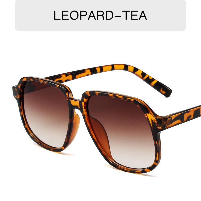 Kính Mát Gọng Vuông Cỡ Lớn Thời Trang Phong Cách Retro