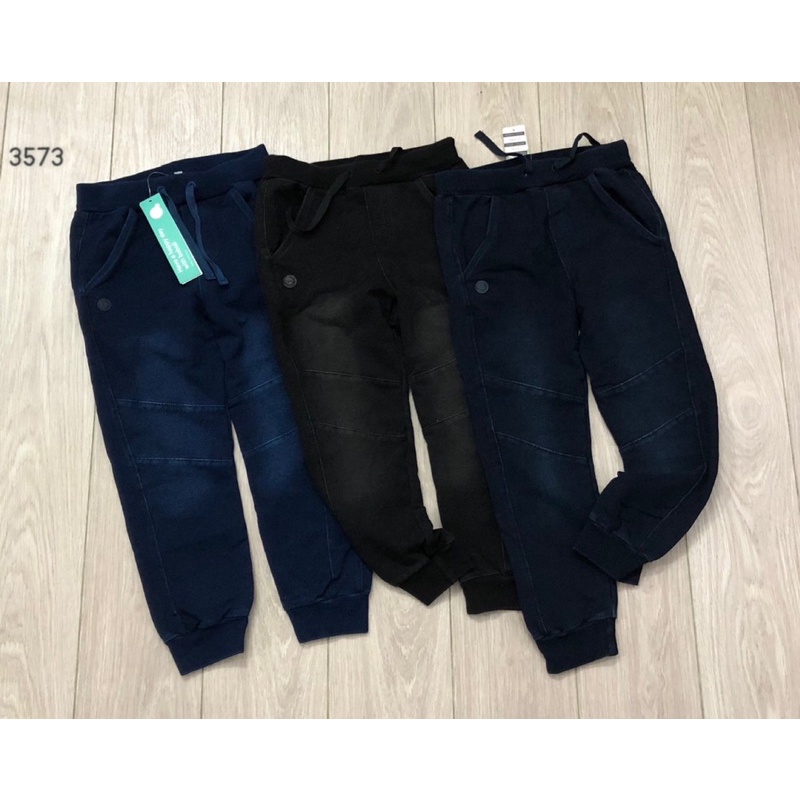 Quần bò da cá dư xịn, quần jean co giãn cho bé trai, quần giả jean cho bé, jocker jean bé trai