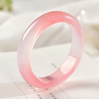 Vòng đeo tay đá ngọc bích màu hồng xinh xắn
