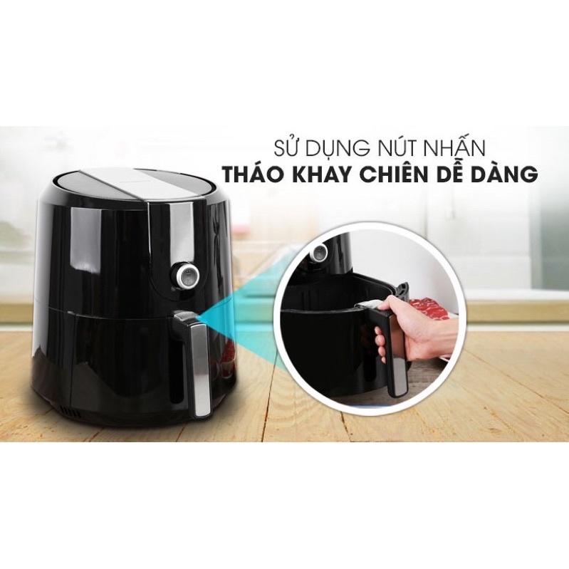 Nồi chiên không dầu Kangaroo KG55AF1A 5.2 Lít - Mới 100% - Bảo hành chính hãng