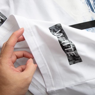 Áo Thun Cotton Co Dãn Unisex Off White