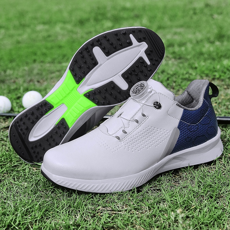 Giày Thể Thao Đánh Golf Siêu Nhẹ Chống Trượt Chống Thấm Nước Thoáng Khí Dành Cho Nam Nữ