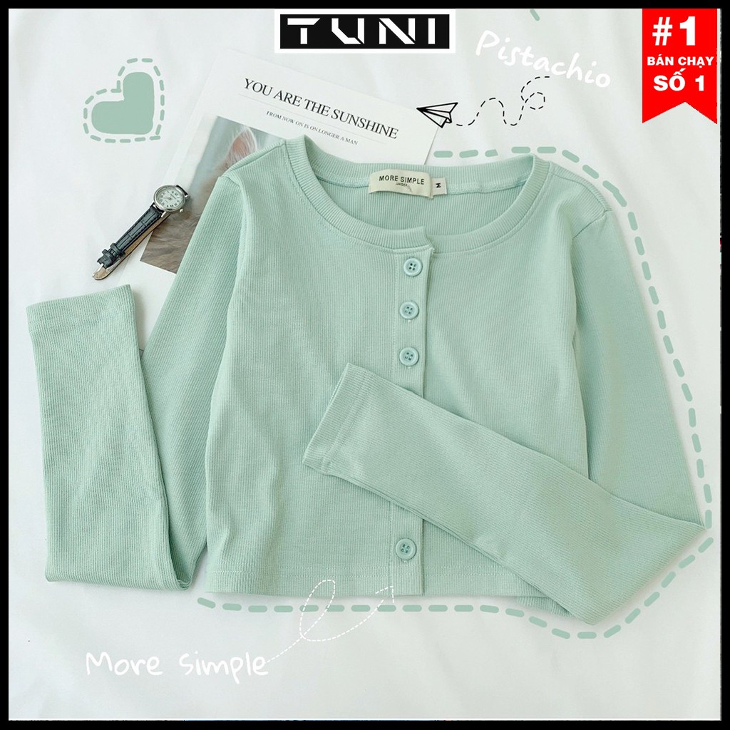 Áo Croptop Nữ Dài Tay YAN Vải Thun Gân Phong Cách Ulzzang - Tuni Store