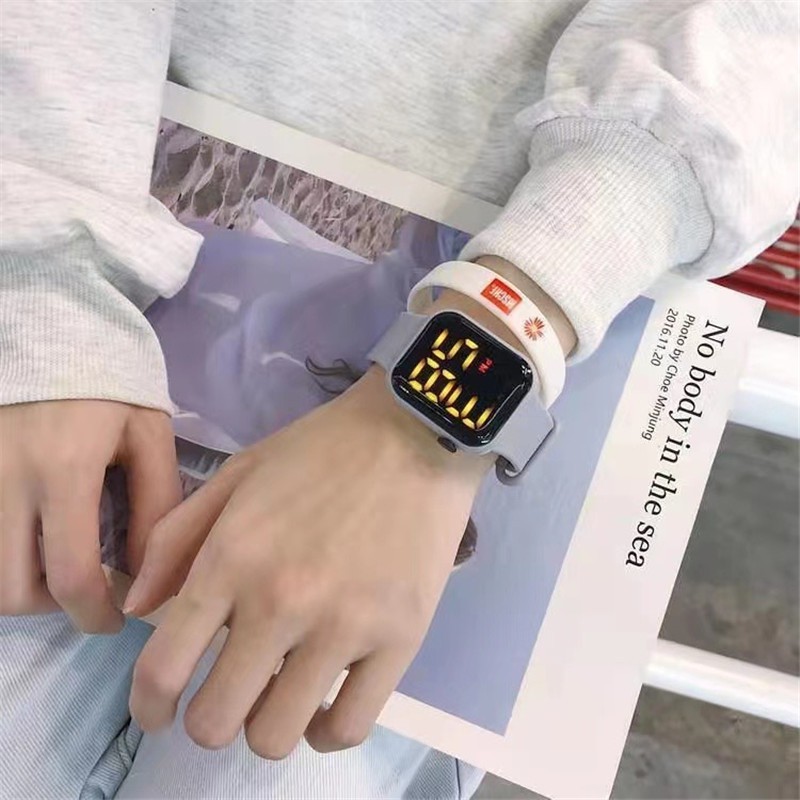 Đồng hồ LED kỹ thuật số không thấm nước thời trang dành cho nam