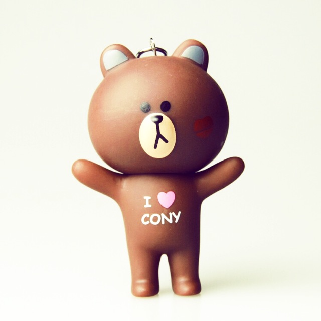 Móc khoá gấu Brown thỏ Cony