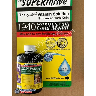 SUPER THRIVE 60ml và phân bón lá 10-60-10
