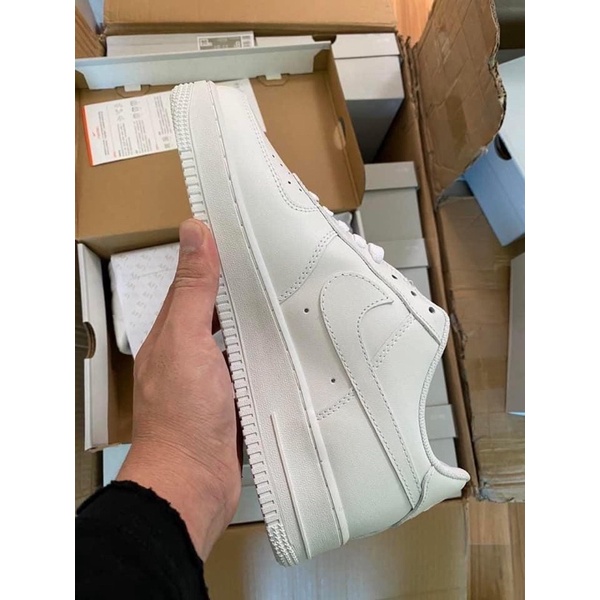 Giày Nike_Air Force 1 trắng ,Giày AF1 All White hàng đẹp Da Xịn Đế Air dành cho nam nữ phối đồ đẹp full box