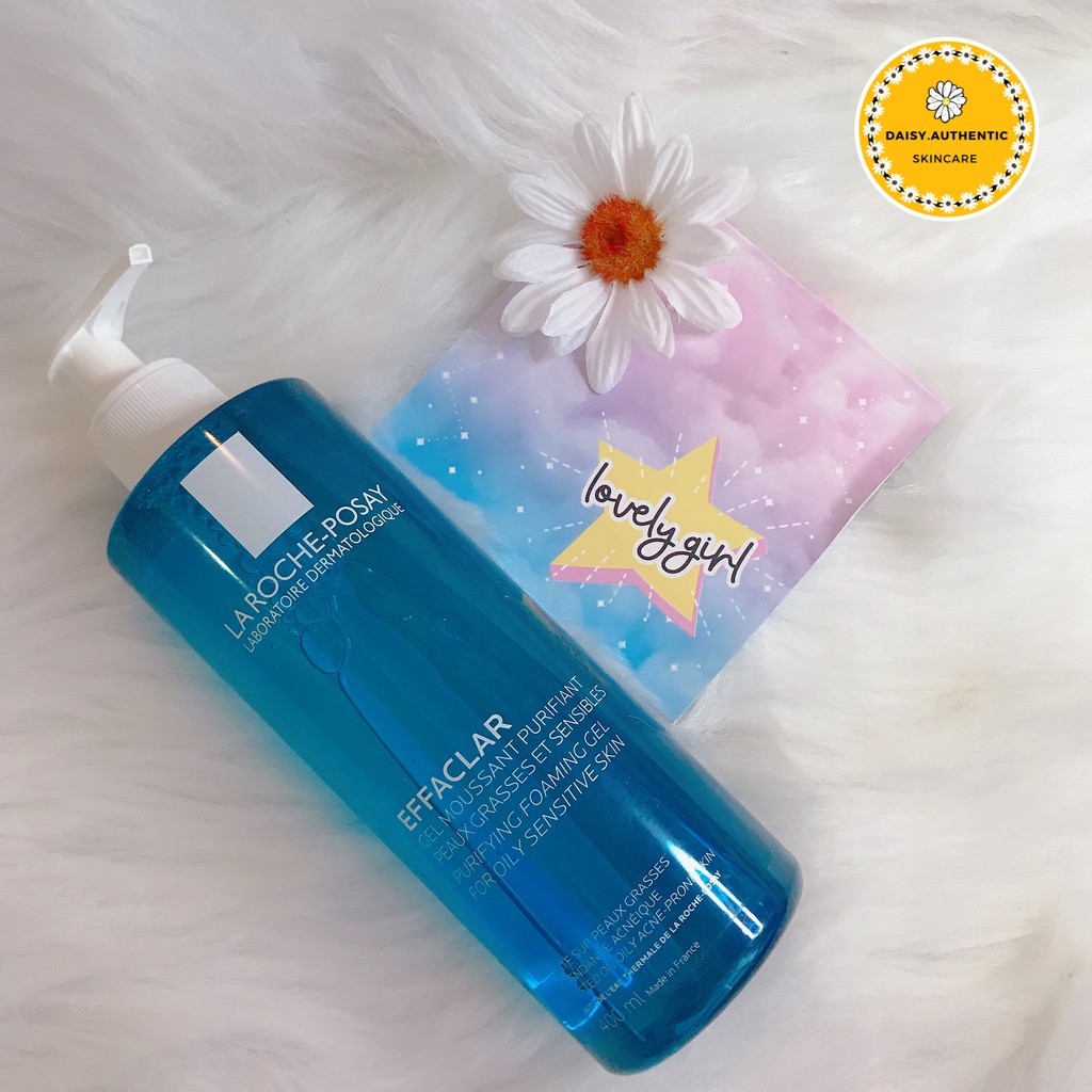 Sữa Rửa Mặt La Roche-Posay Effaclar Gel Moussant 400ml - Dành Cho Da Dầu, Mụn
