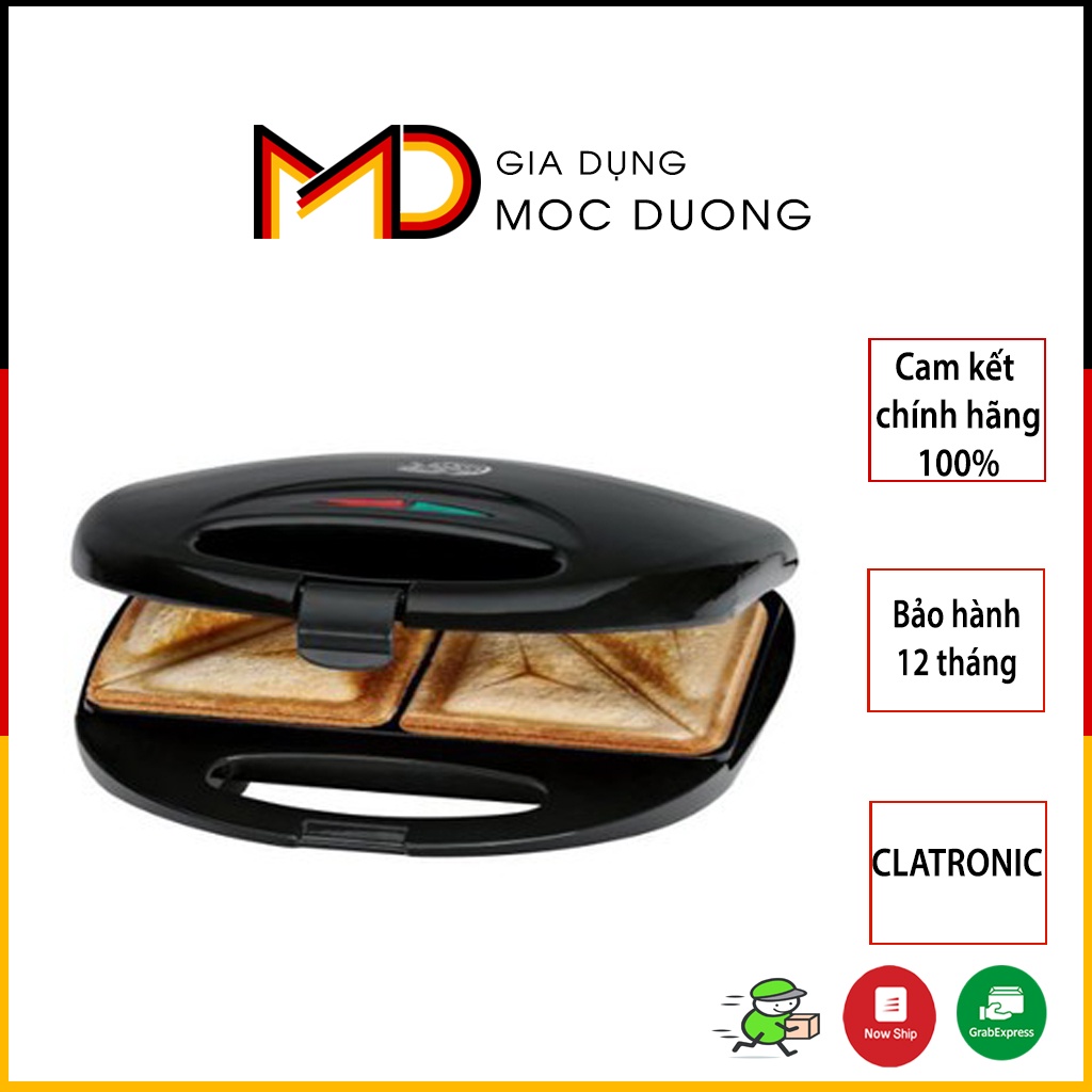 Máy nướng bánh mì, sandwich CLATRONIC ST 3477 [HÀNG NHẬP ĐỨC]