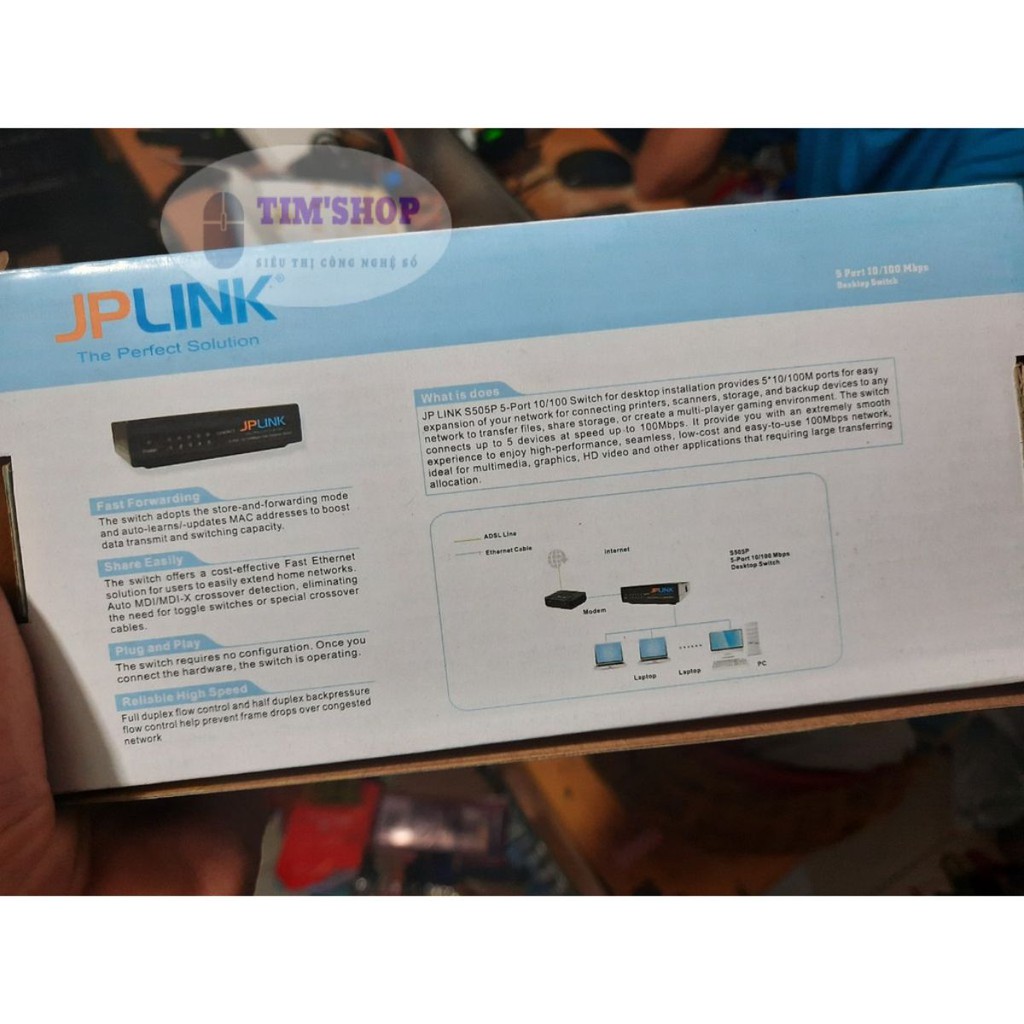 Bộ chia mạng JPLINK 5 cổng