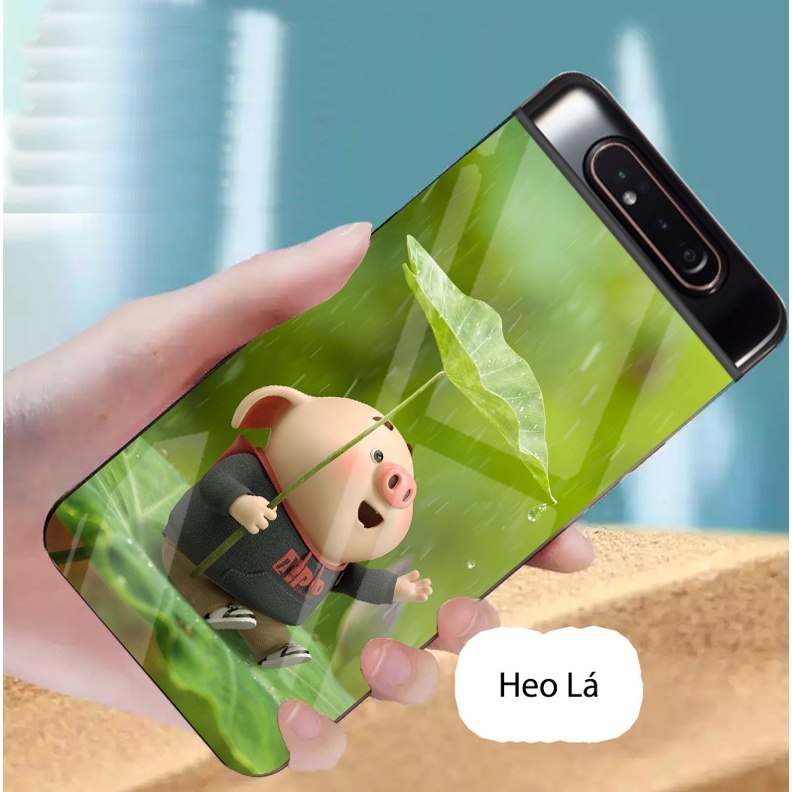 Ốp SAMSUNG A80 mặt kính gương bóng