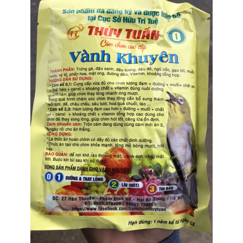 Cám Khuyên thuý tuấn số 0 200g