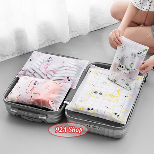 SET 5 TÚI DU LỊCH ZIPPER ĐỰNG ĐỒ