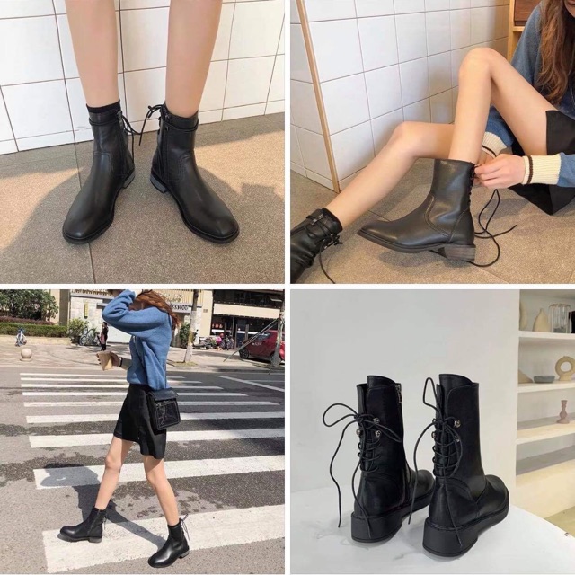 Boot kiểu lạ cột dây sau