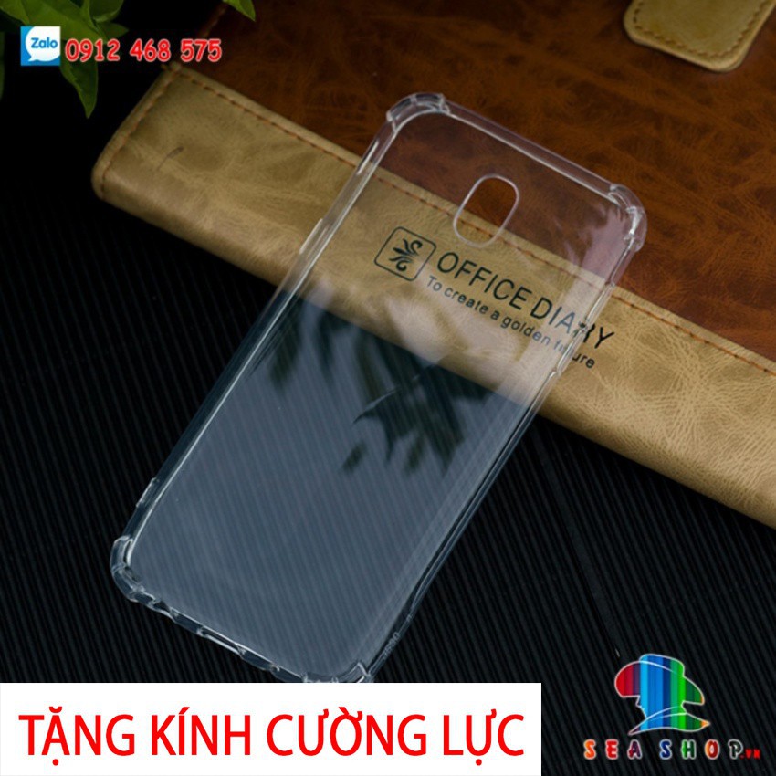 [TẶNG CƯỜNG LỰC]Ốp lưng Samsung Galaxy J7 Pro 2017 - J730 silicon CHỐNG SỐC