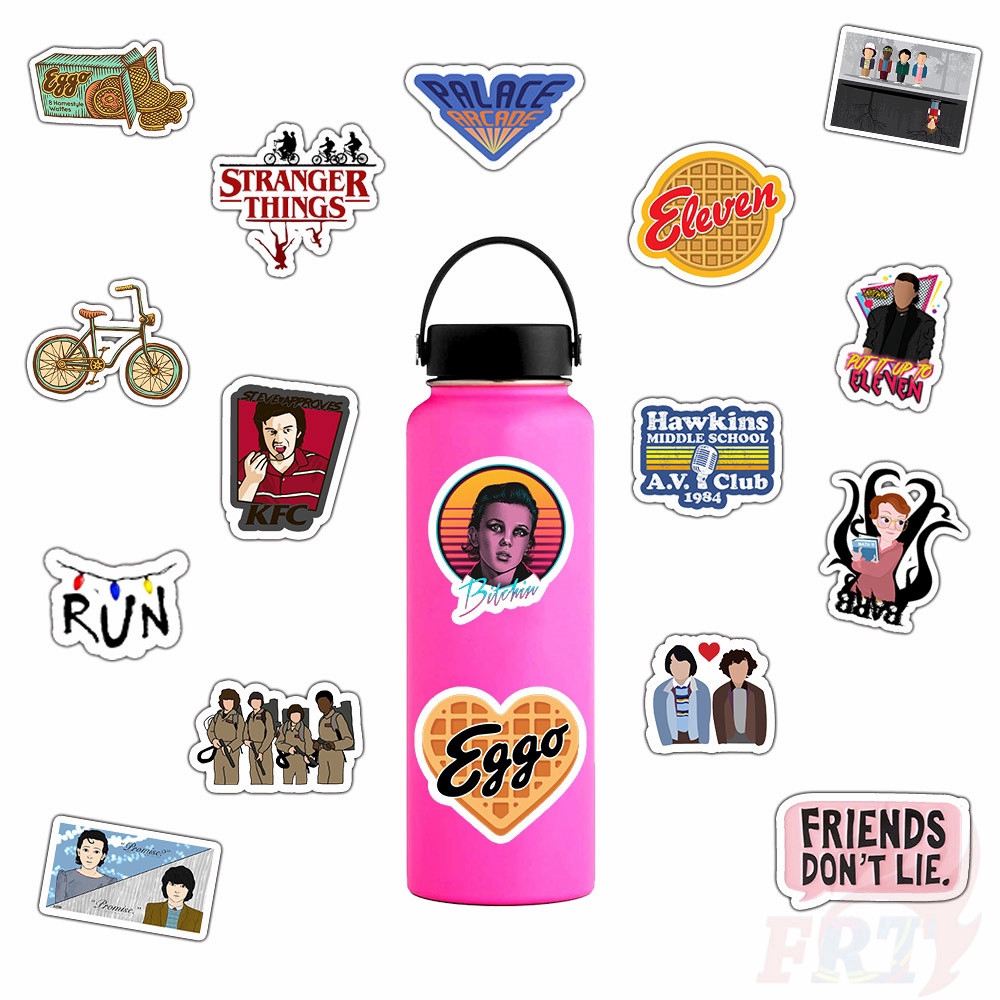 ❉ Stranger Things - Series 02 Netflix TV Shows Joyce Byers Eleven Mike Lucas Stickers ❉ 50Pcs/Set DIY Fashion Mixed Luggage Laptop Skateboard Doodle Decals Stickers